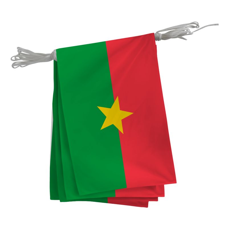 Guirlande Maille Burkina Faso