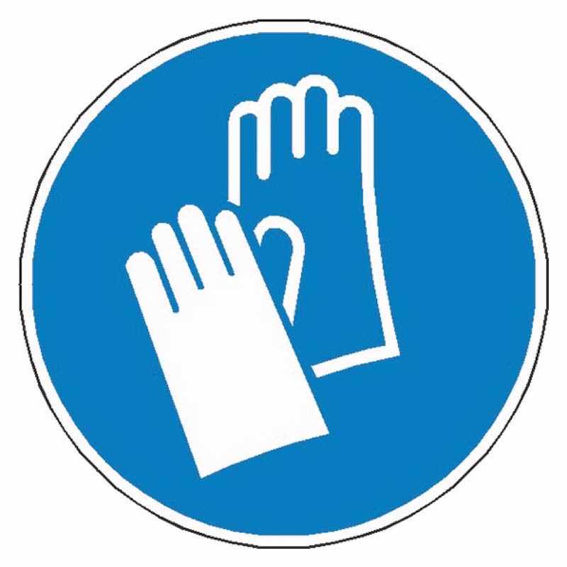 Signaletique gants de protection obligatoires - M009