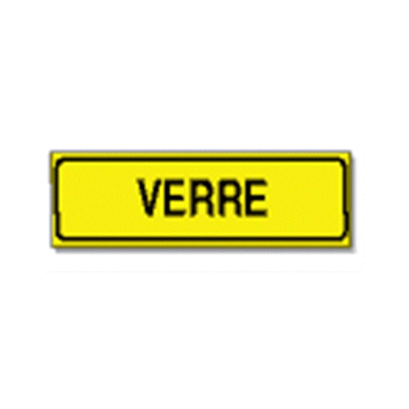 Recyclage texte Verre
